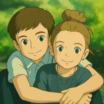 Free Happy Couples Greenfield Photo to Cartoon to Edit Online