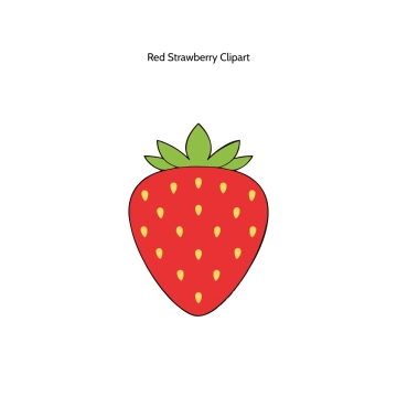 Free Red Strawberry Vector Clipart (PNG, SVG) to Edit Online