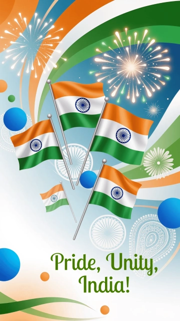 Free Unique India Republic Day Wallpaper Template to Edit Online