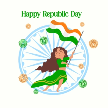Free Dancing India Republic Day Clipart Templates to Edit Online