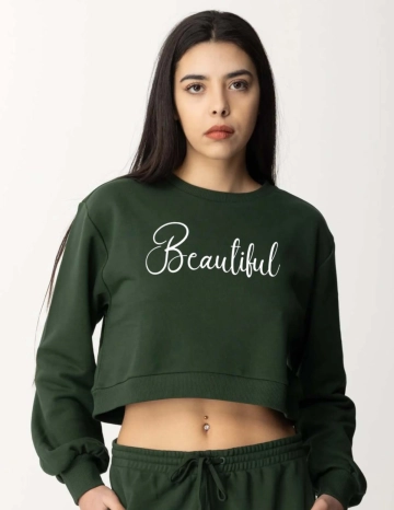 Free Female Sweatshirt Mockup Layout Template to Edit Online