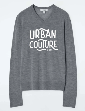 Free Modern V Neck Sweatshirt Mockup Template to Edit Online