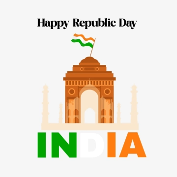 Free Historical Place India Republic Day Clipart Templates to Edit Online
