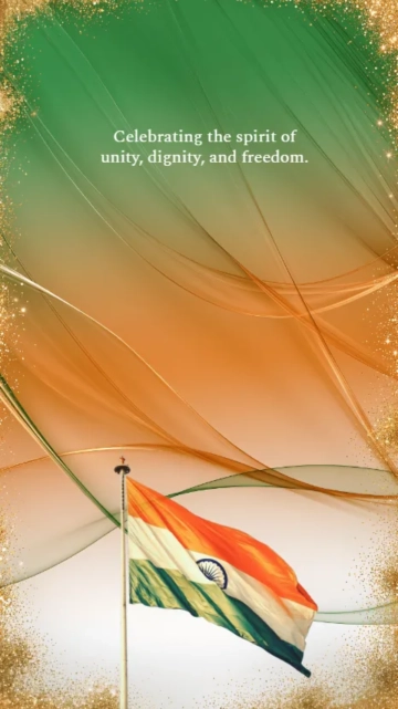 Free Aesthetic India Republic Day Wallpaper Template to Edit Online