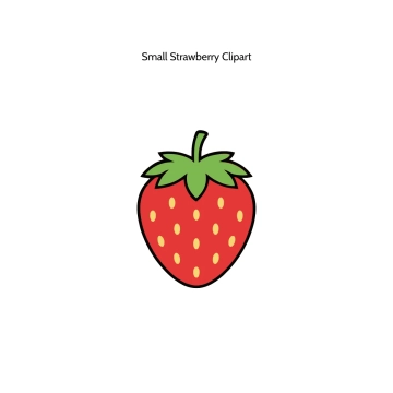 Free Small Strawberry Vector Clipart (PNG, SVG) to Edit Online