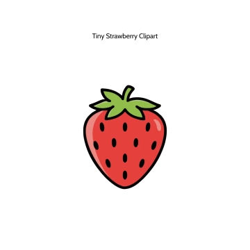 Free Tiny Strawberry Vector Clipart (PNG, SVG) to Edit Online