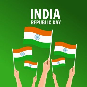 Free Green India Republic Day Clipart Templates to Edit Online