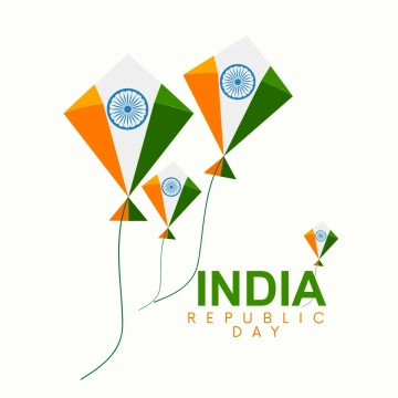 Free India Kite Republic Day Clipart Templates to Edit Online