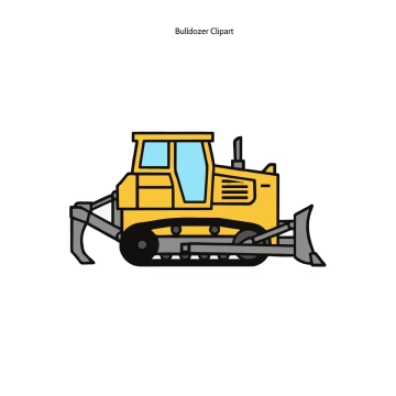Free Bulldozer Clipart Template to Edit Online