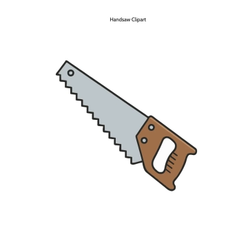 Free Handsaw Clipart Template to Edit Online