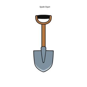 Free Spade Clipart Template to Edit Online