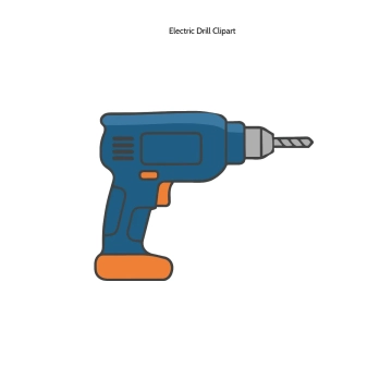 Free Electric Drill Clipart Template to Edit Online