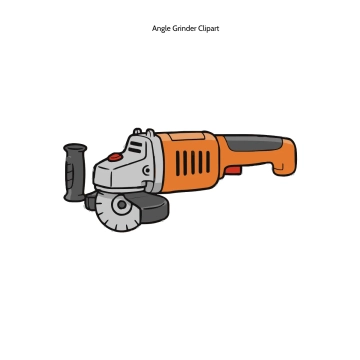Free Angle Grinder Clipart Template to Edit Online
