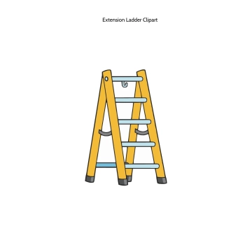 Free Extension Ladder Clipart Template to Edit Online