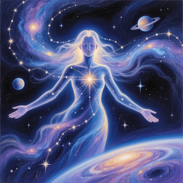 Free Cosmic Goddess Art to Edit Online