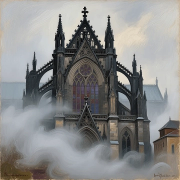 Free Gothic Cathedral Art to Edit Online