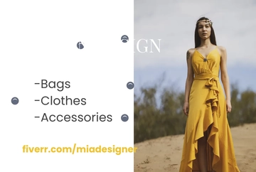 Free Fashion Design Fiverr Banner Template to Edit Online