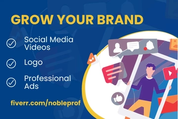 Free Professional Fiverr Banner Template to Edit Online