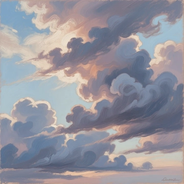 Free Clouds Art to Edit Online