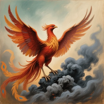 Free Mythical Phoenix Art to Edit Online