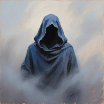 Free A mysterious Hooded Figure Art to Edit Online
