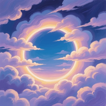 Free Sea of Clouds Art to Edit Online