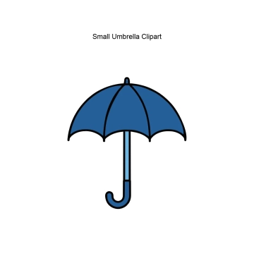 Free Small Umbrella Vector Clipart (PNG, SVG) to Edit Online
