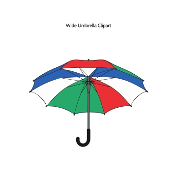 Free Wide Umbrella Vector Clipart (PNG, SVG) to Edit Online