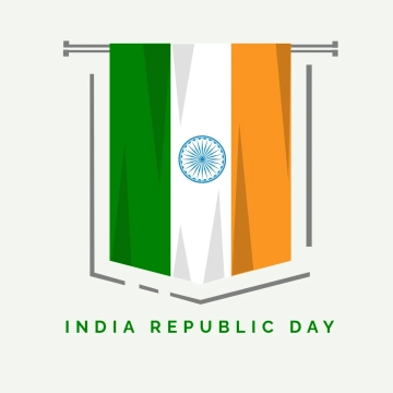 Free India Flag Design Republic Day Clipart Templates to Edit Online