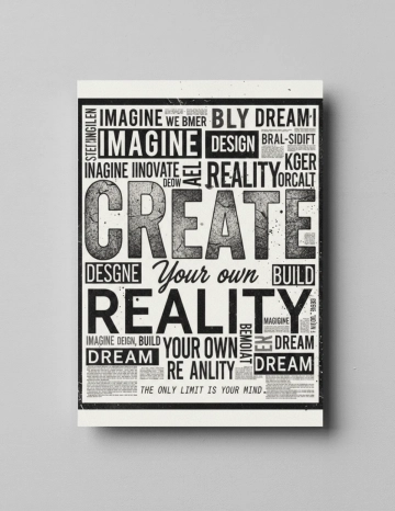 Free Simple Wall Poster Mockup Template to Edit Online