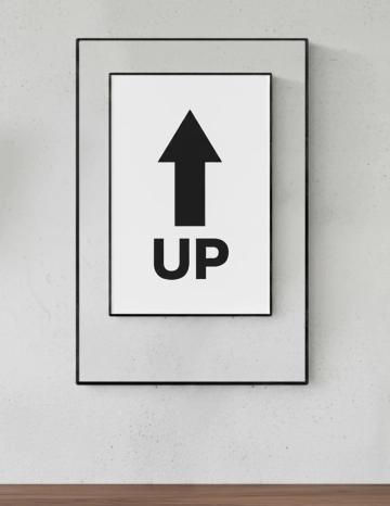 Free Office Poster Mockup Template to Edit Online