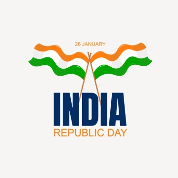 Free India Republic Day Two Flag Clipart Templates to Edit Online