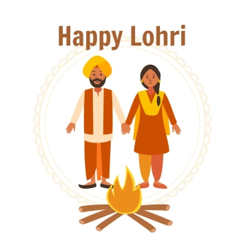Free Celebration Lohri Clip Art Templates to Edit Online