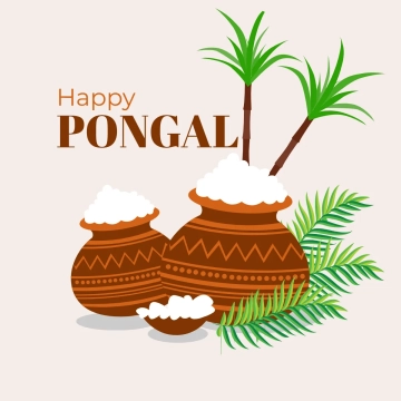 Free Simple Pongal Clip Art Templates to Edit Online