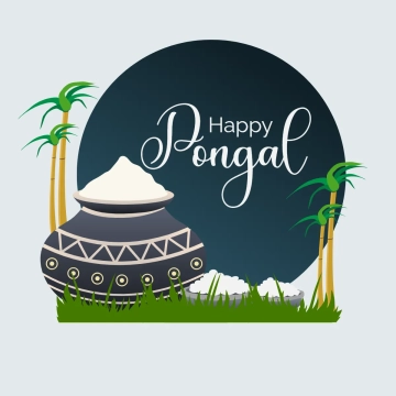 Free Dark Pongal Clip Art Templates to Edit Online