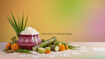 Free Pongal Fest Background Template to Edit Online