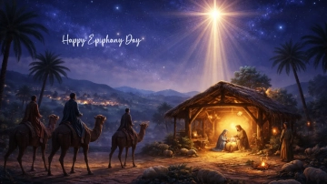 Free Happy Epiphany Background Template to Edit Online