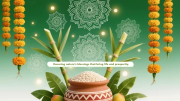 Free Pongal Nature Background Template to Edit Online