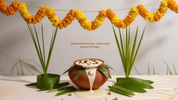 Free Aesthetic Pongal Background Template to Edit Online