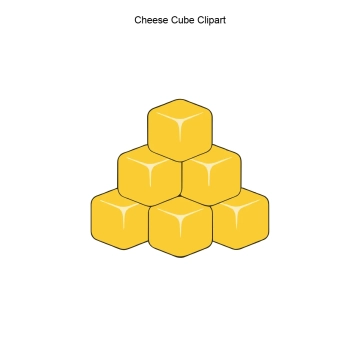 Free Cheese Cube Vector Clipart (PNG, SVG) to Edit Online