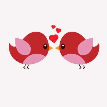 Free Bird Valentines Day Clip Art Templates to Edit Online