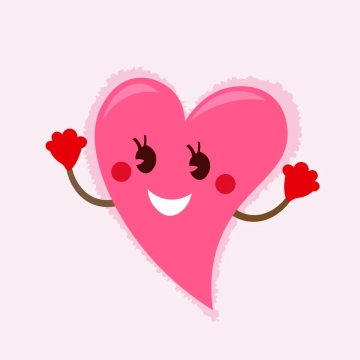 Free Happy Heart Valentines Day Clip Art Templates to Edit Online
