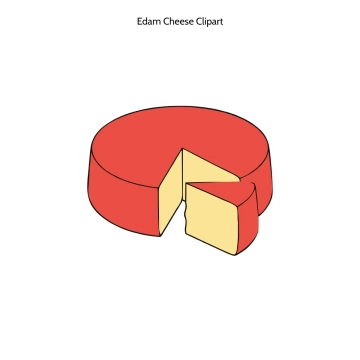 Free Edam Cheese Vector Clipart (PNG, SVG) to Edit Online