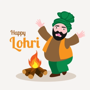 Free Lohri Man Clip Art Templates to Edit Online