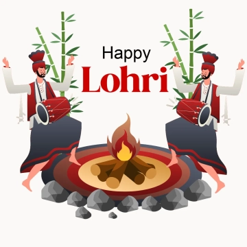 Free Lohri Holiday Clip Art Templates to Edit Online