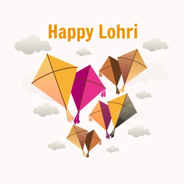Free Lohri Kite Clip Art Templates to Edit Online
