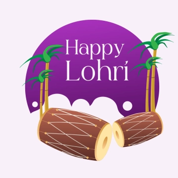 Free Lohri Violet Clip Art Templates to Edit Online