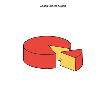 Free Gouda Cheese Vector Clipart (PNG, SVG) to Edit Online