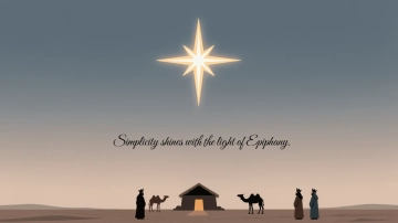 Free Minimalist Epiphany Background Template to Edit Online