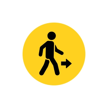 Free Pedestrian Crossing Symbol to Edit Online